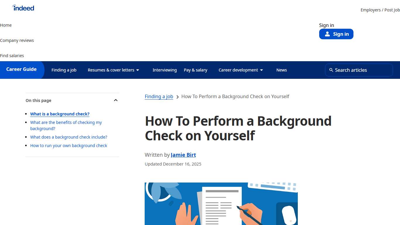 How To Perform a Background Check on Yourself | Indeed.com